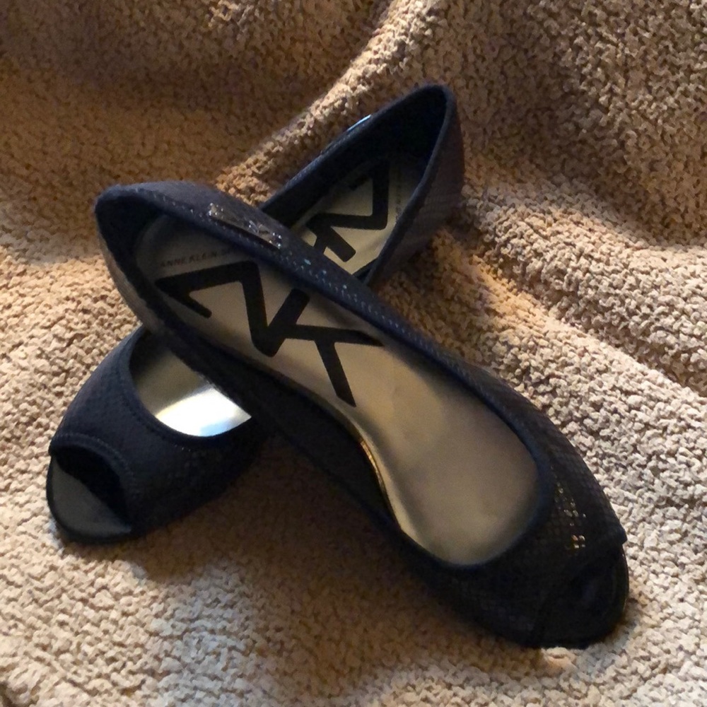 Anne Klein Sport peep toe wedges